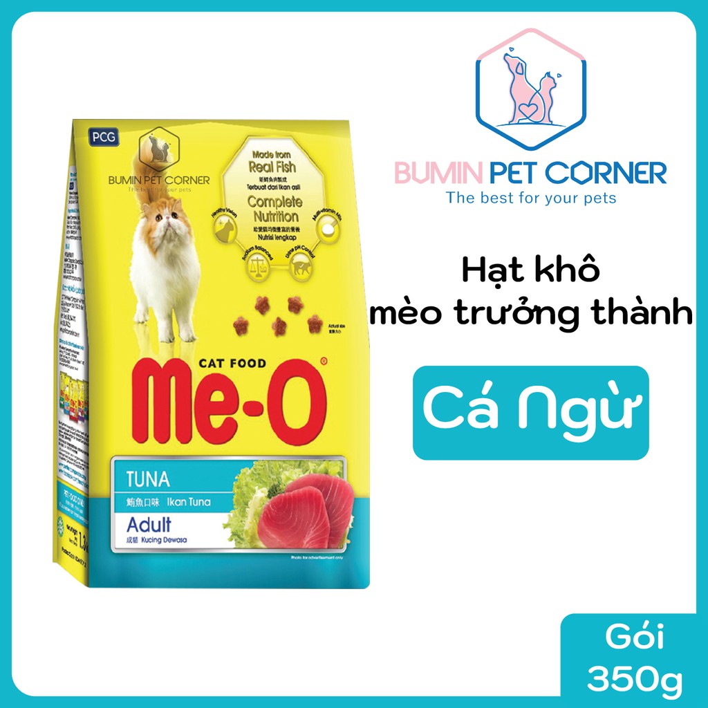 Me-O Adult Tuna 350g - Thức ăn hạt cho mèo trưởng thành Me-O vị Cá Ngừ gói 350g