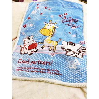 CHĂN LÔNG CỪU 3 LỚP SIÊU NHẸ CHO BÉ 100cm x 140cm