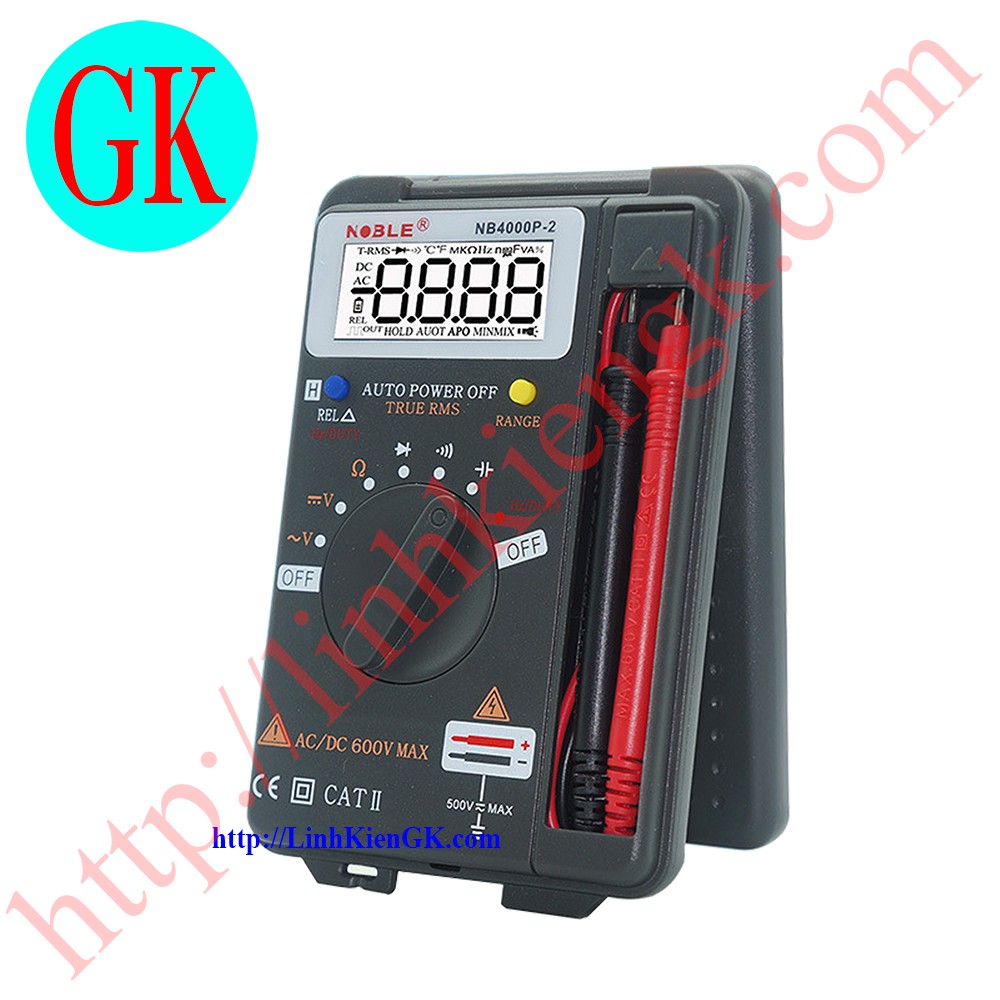 ĐỒNG HỒ ĐO VẠN NĂNG BỎ TÚI NOBLE NB 4000P-2