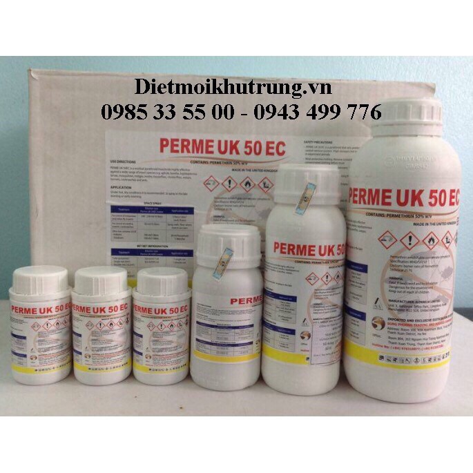 Thuốc diệt muỗi PERME UK 50EC chai 500 ml ( nhập khẩu Anh Quốc )