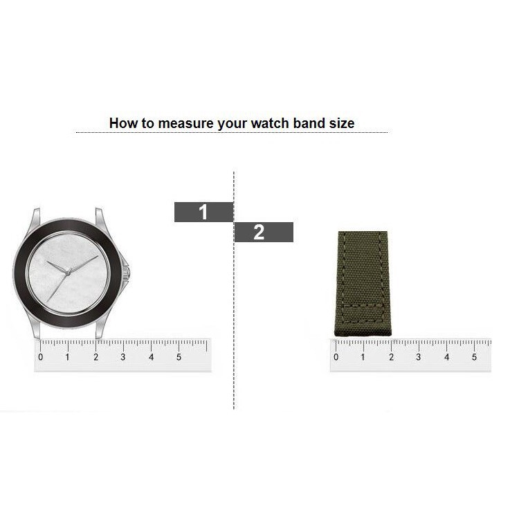 Nato Dây Đeo Đồng Hồ 19mm 21mm 23mm 18mm Chất Liệu nylon