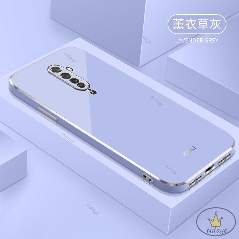 Ốp Lưng Reno 2F Reno2 Reno3 Reno Reno7Z Reno6Z A91 Ốp Điện Thoại Tpu Màu Trơn Bảo Vệ Camera Cho OPPO RENO 2F NDYZB