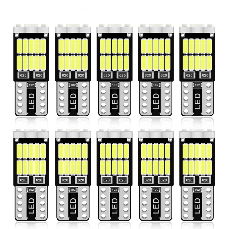 1 Đèn Led Canbus W5W 168 6000K Ánh Sáng Trắng T10 Cho Xe Hơi