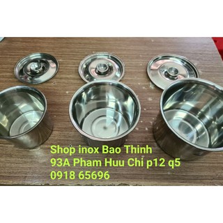 Thố inox.đựng gia vị,thực phẩm có nắp đậy
