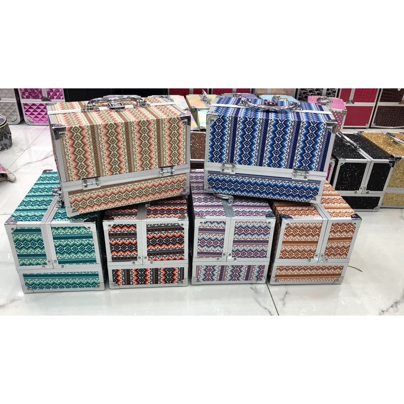 cốp đựng đồ trang điểm mi nail phun xăm nhiều màu