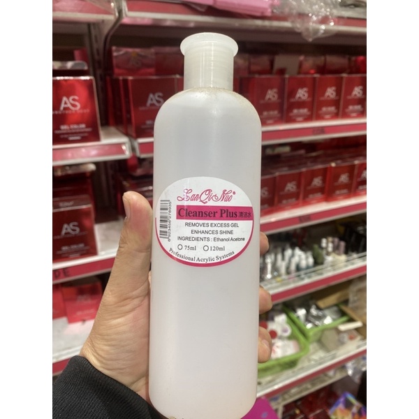 Nước lau gel đắp,lau gel cứng móng 500ml