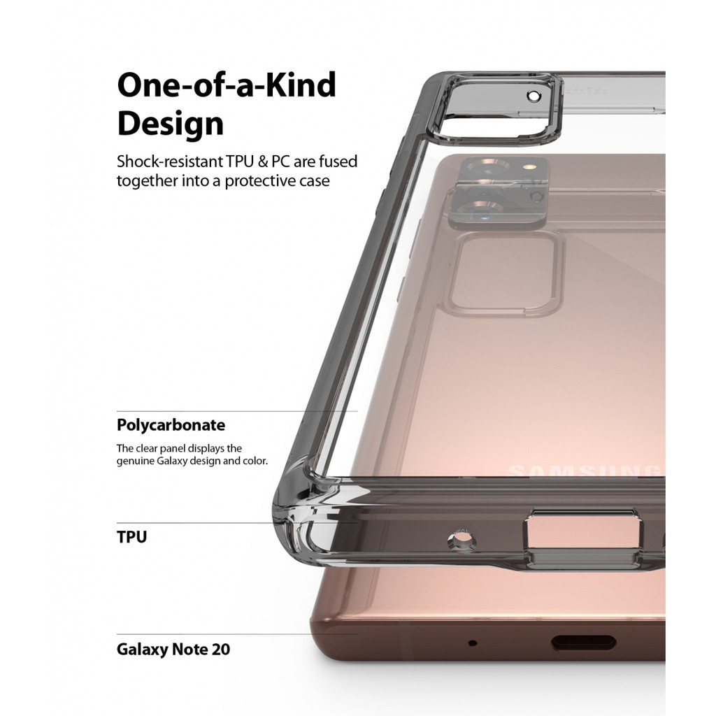 Ốp Lưng Samsung Note 20 - Ringke Fusion