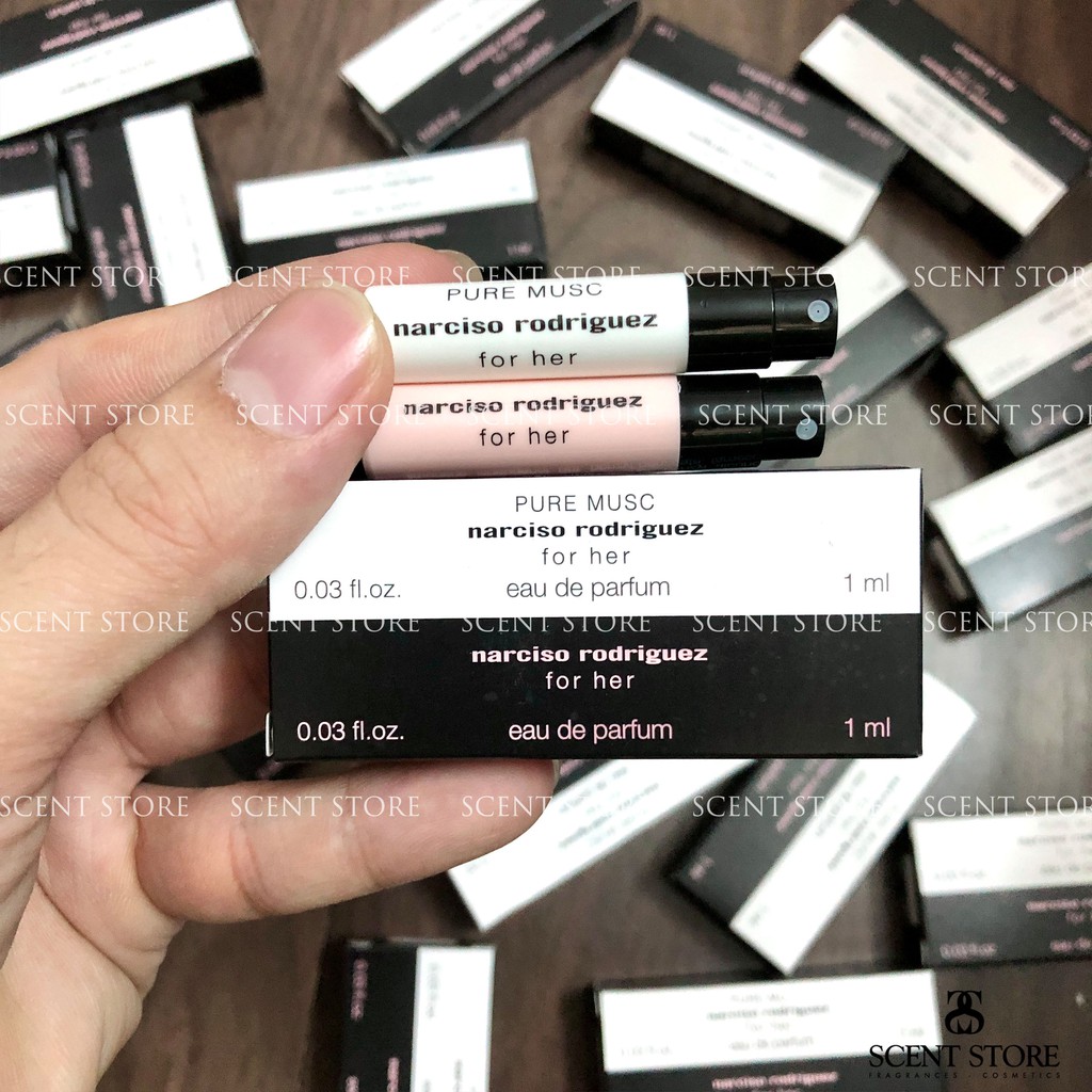 Scentstorevn - Set 2 Vial chính hãng nước hoa Narciso for Her Edp, Pure Musc Edp [1ml]