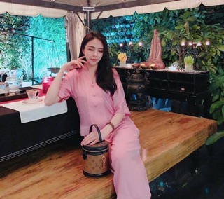 Đồ Lam Đi Chùa # Bà Lai Gấm Và Lụa Pháp Cao Cấp