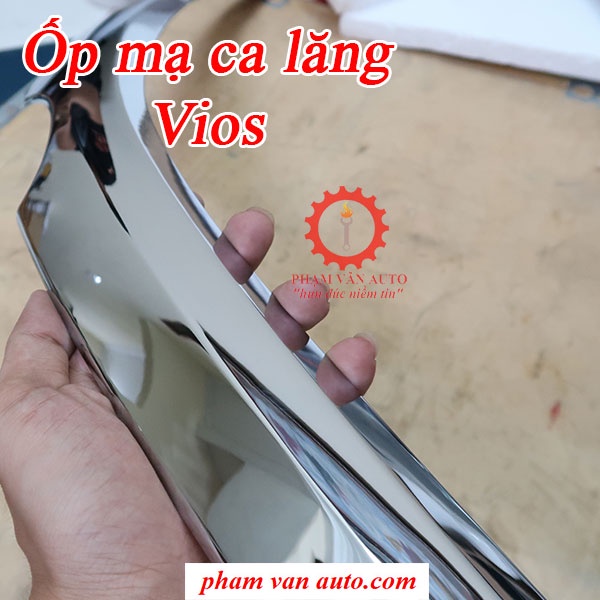 Ốp mạ ca lăng Toyota Vios 2015  hàng chất lượng cao giá tốt Phạm Văn auto