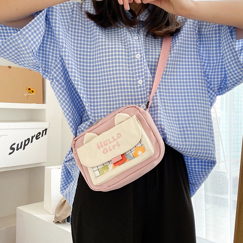 Túi đeo chéo nữ đi học mini nhỏ gọn giá rẻ đẹp dễ thương nhiêu ngăn LOT STORE TX595 | BigBuy360 - bigbuy360.vn