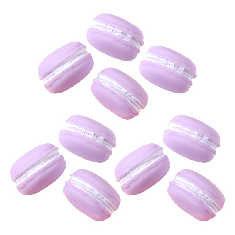 Set 10 Mô Hình Bánh Macaron Giả Bằng Nhựa Dùng Trang Trí