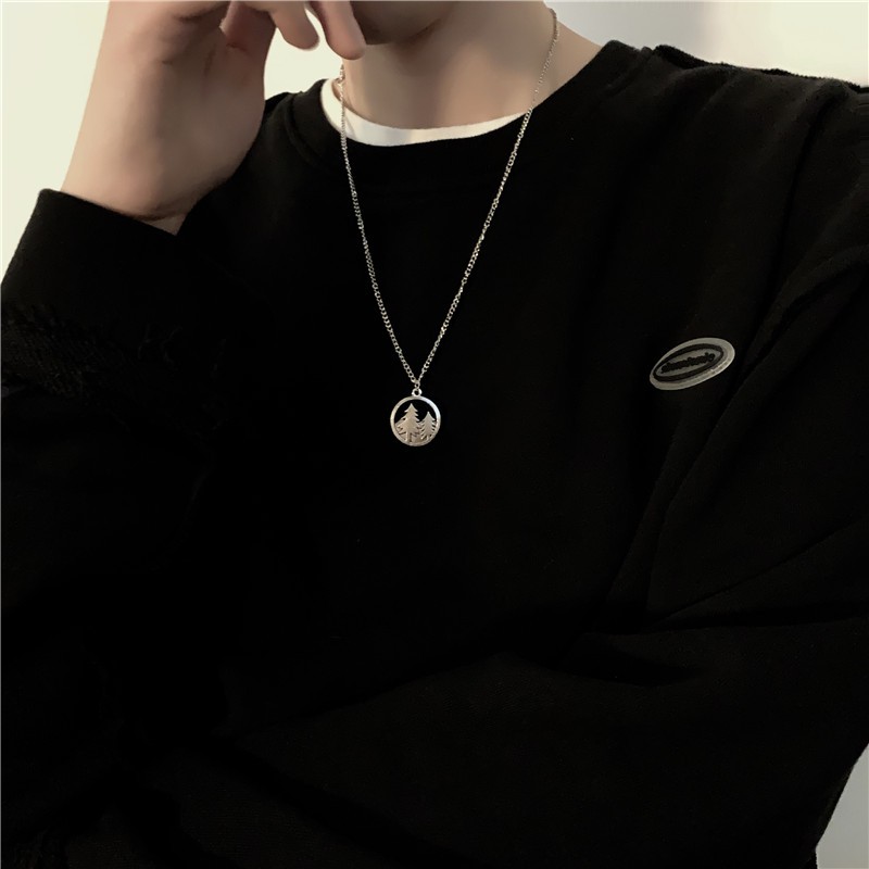 [Spot] Dây Chuyền Phong Cách Hipster Hàn Quốc Cá Tính Dành Cho Couple 22111