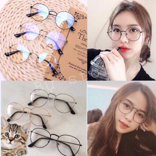 Kính Giả Cận Ngố Cute mắt kính đẹp rẻ êm tai chính hãng nội địa sỉ Kang