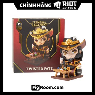 Mô hình LoL Twisted Fate 11cm - Twisted Fate Figure Chibi [Chính hãng Riot Games] - Figure LMHT Liên Minh Huyền Thoại
