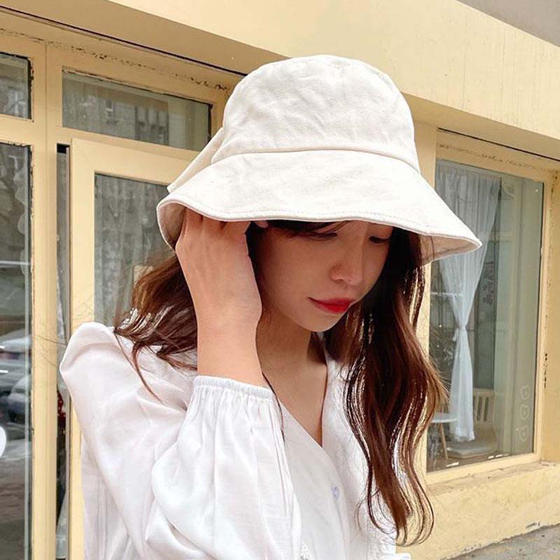 Mũ Hoa Hướng Dương Đính Nơ Thời Trang Mùa Hè Độc Đáo Cho Nữ