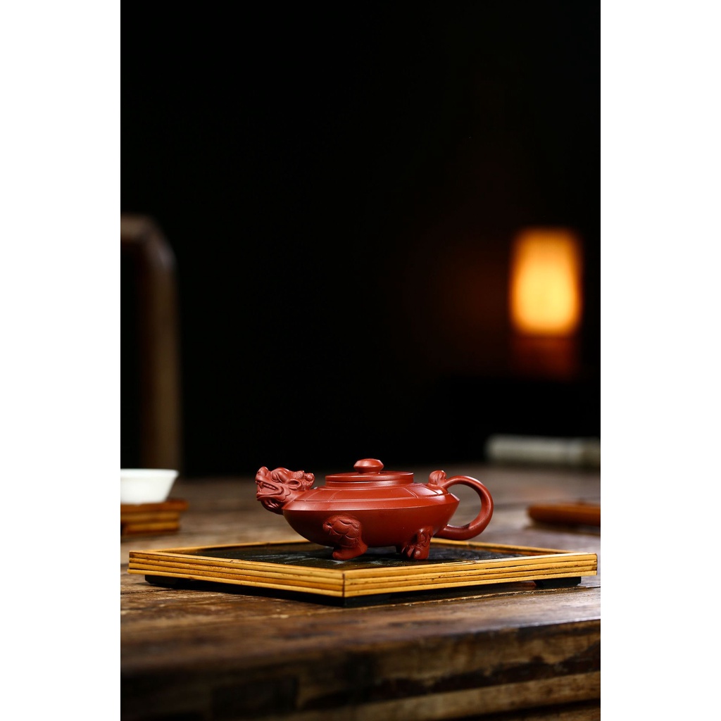 Ấm Tử Sa Nghi Hưng Long Quy 180 ml (Đại Hồng Bào)