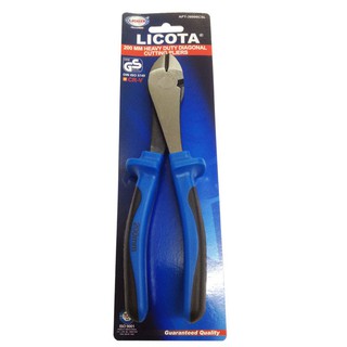 Kềm cắt, kìm cắt licota 8" 200mm cán xanh