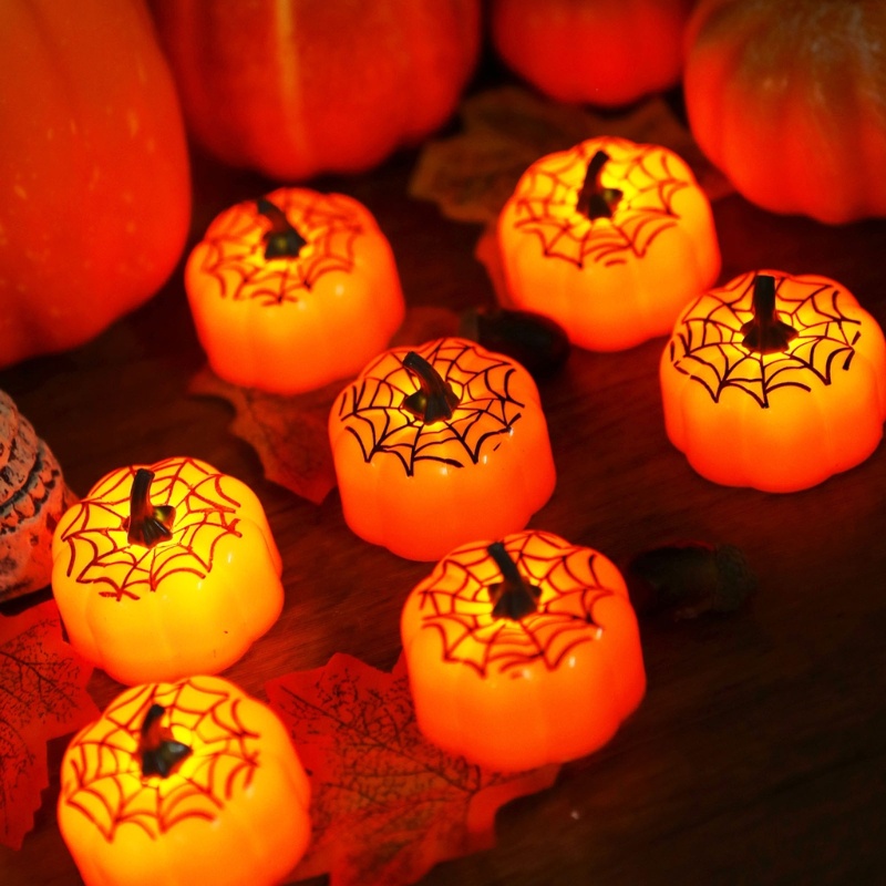 Bộ 3 Đèn LED Giả Nến Trang Trí Halloween