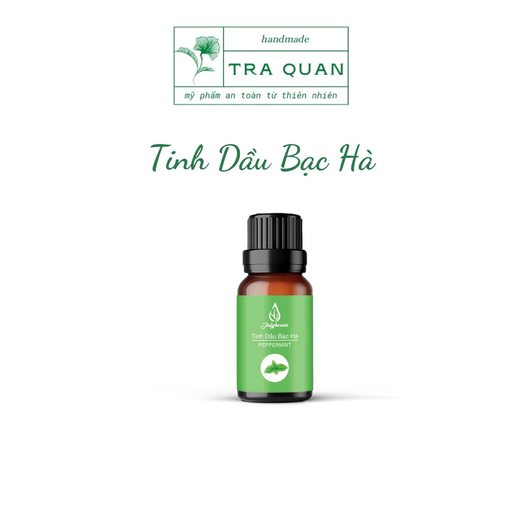 Tinh Dầu Bạc Hà July House Cao Cấp Nhập Khẩu Thiên Nhiên Nguyên Chất Trà Quán Lọ 10ml