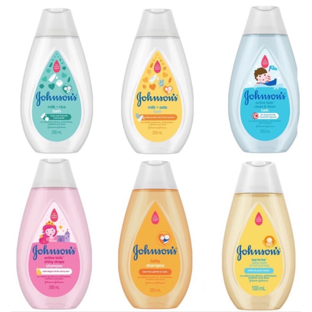 Sữa tắm gội toàn thân Johnson's baby 50ml 100ml 200ml