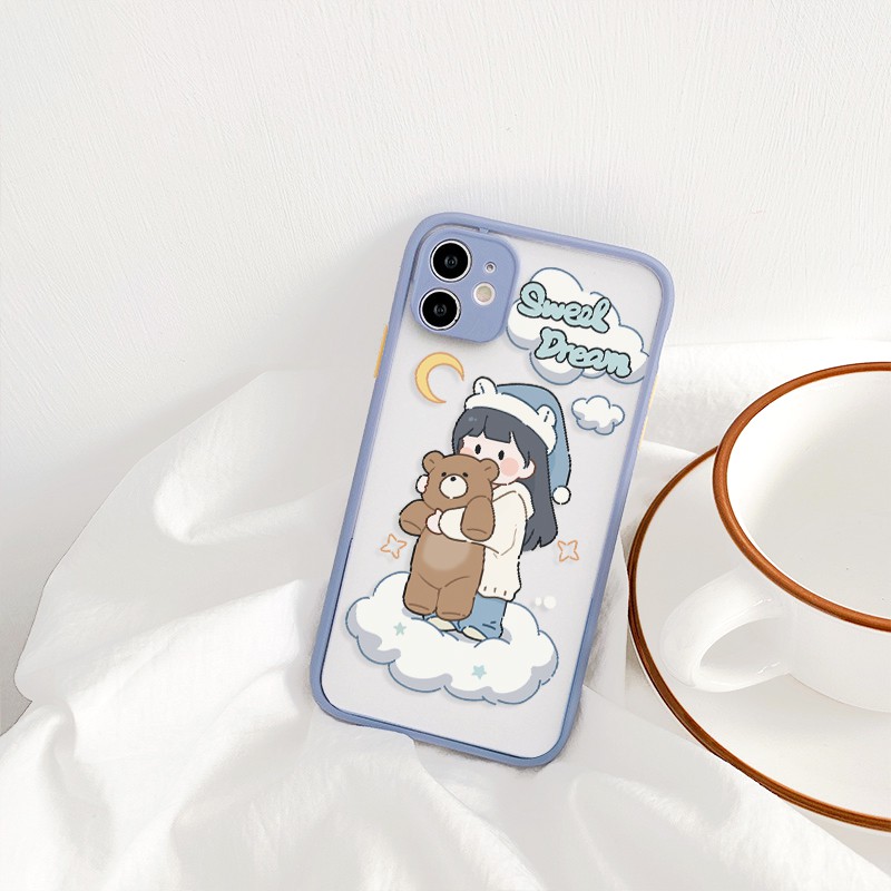 Ốp lưng iphone Bé Cánh Cụt nhám viền nổi cong 5/5s/6/6plus/6s/6splus/7/7plus/8/8plus/x/xr/xs/11/12/pro/max/plus/promax | BigBuy360 - bigbuy360.vn