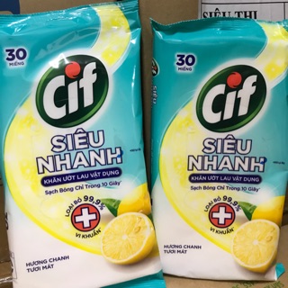 Khăn lau vật dụng cif