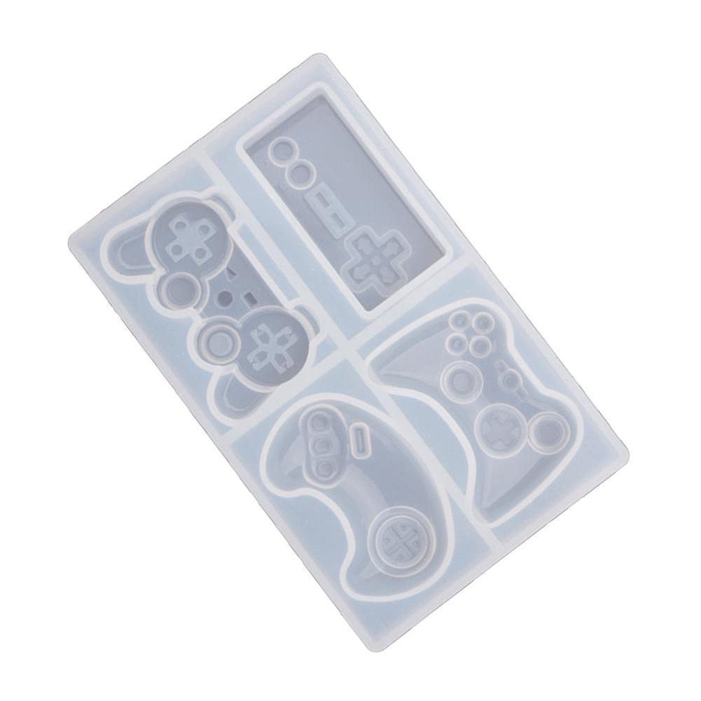 Khuôn nhựa resin silicon làm trang sức hình tay cầm chơi game 4 kiểu khác nhau