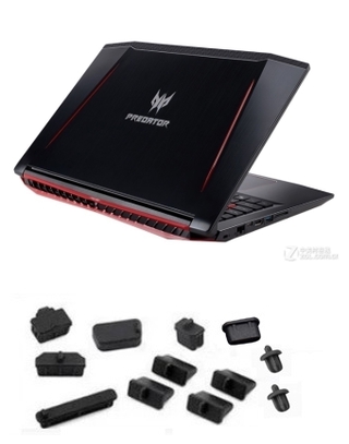 Nút Bịt Chống Bụi Bằng Silicon Màu Đen Cho Acer Predator Helios Ph315-51 / G3-571 / G3-572 / G3-573 / Pt315 -51