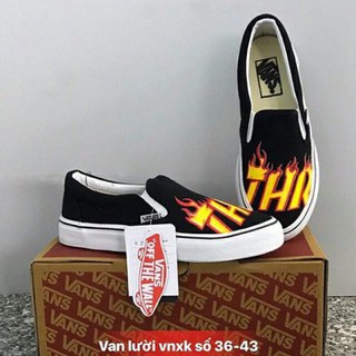 {Free Ship từ đơn hàng 99k}Giày Vans Lười Lửa Size Nam Nữ 36-43