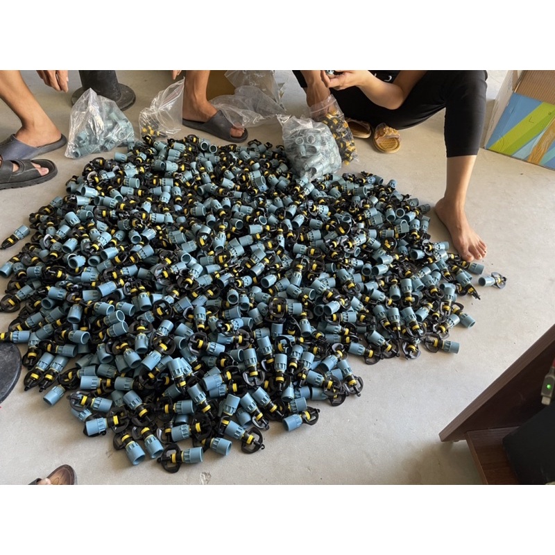 BÉP BÉC PHUN MƯA 360 bép tưới cây - béc quay làm mát kết nối trực tiếp ống 21mm