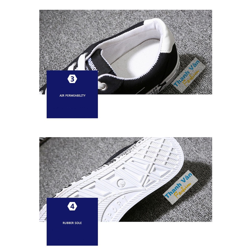 Giày nhịp tim nam phong cách graffiti độc đáo, size từ 39-44 | BigBuy360 - bigbuy360.vn
