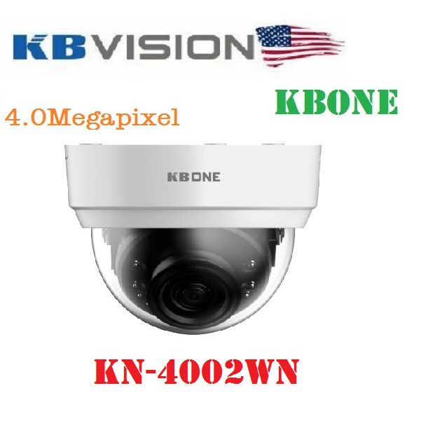 CAMERA IP WIFI KBONE KN-4002WN 4.0 MEGAPIXEL, F2.8MM GÓC NHÌN 135 ĐỘ