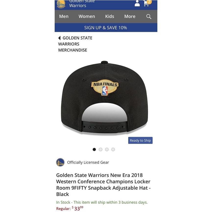 Mũ New_Er.a 9FIFT.Y black snapback thời trang chính hãng ,nón snapback đen xịn Warriors Champions