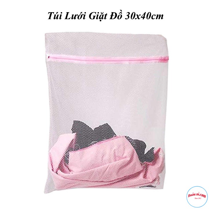 Combo 3 Túi Lưới Giặt Đồ 30x40cm Tiện Dụng 00233