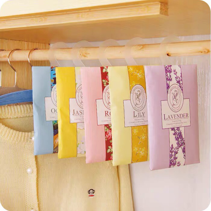 Túi thơm ❤️𝑭𝒓𝒆𝒆𝒔𝒉𝒊𝒑❤️ Túi thơm treo di động trong phòng, túi thảo mộc, khử mùi tủ quần áo