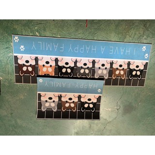 Bộ 2 thảm bếp 3D,free ship,mẫu những chú cún cute