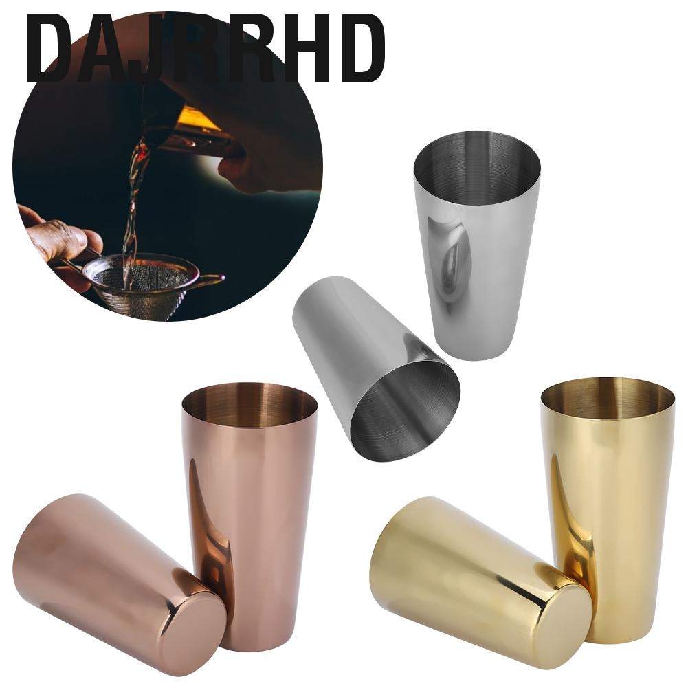 Dajrrhd 304 Stainless Steel Cocktail Shaker Bottle Set Bartender Bar Accessory Barware Tools