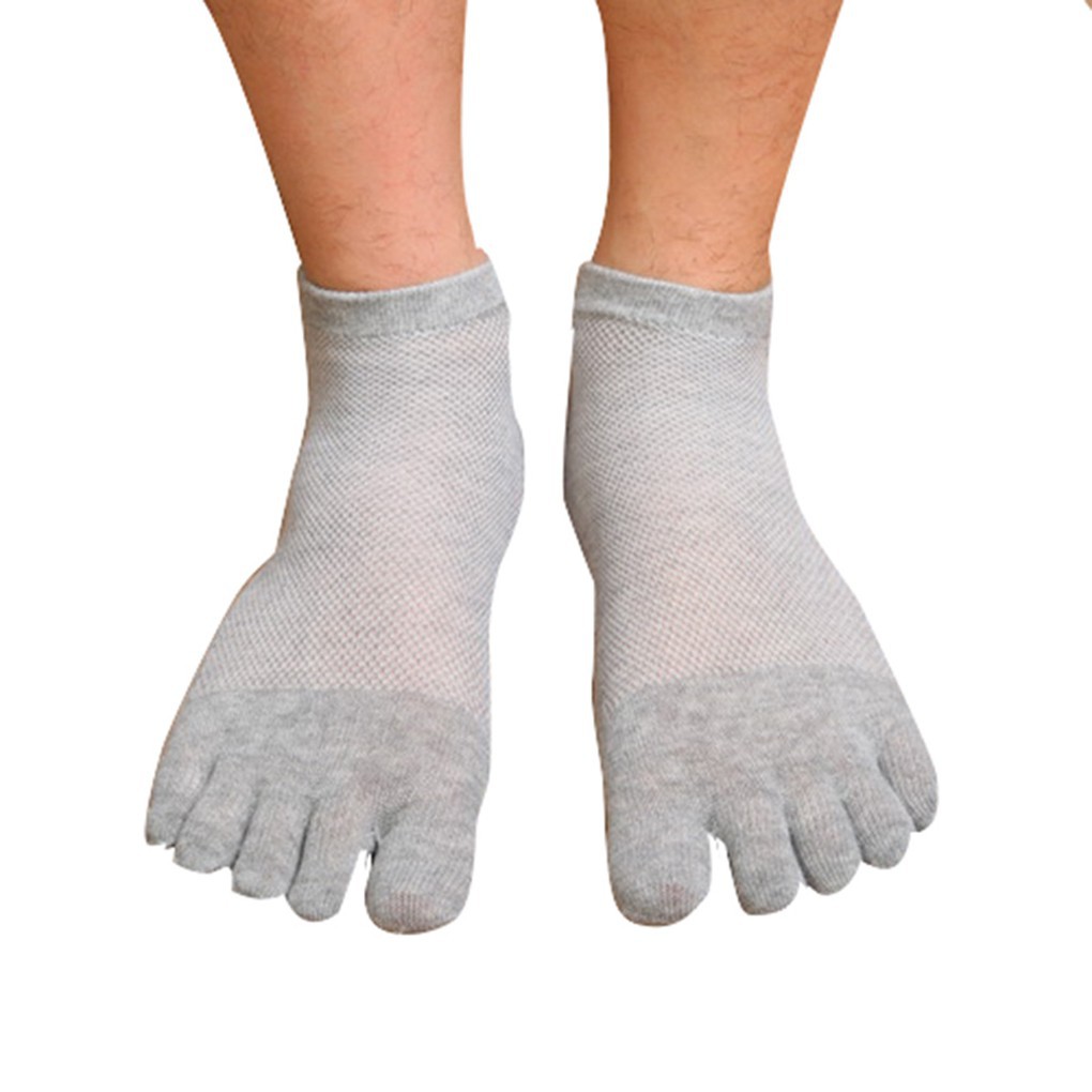 Tất cotton lưới thể thao 5 ngón cho nam