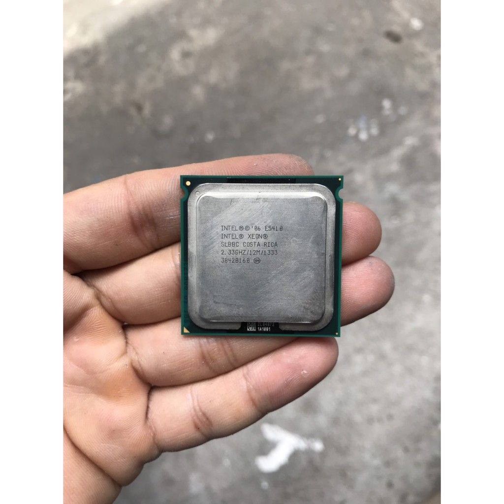 tặng keo - bộ vi xử lý CPU Intel Xeon E5410 socket 771 cho máy tính pc processor Harpertown SLBBC,cpu e5300 | BigBuy360 - bigbuy360.vn