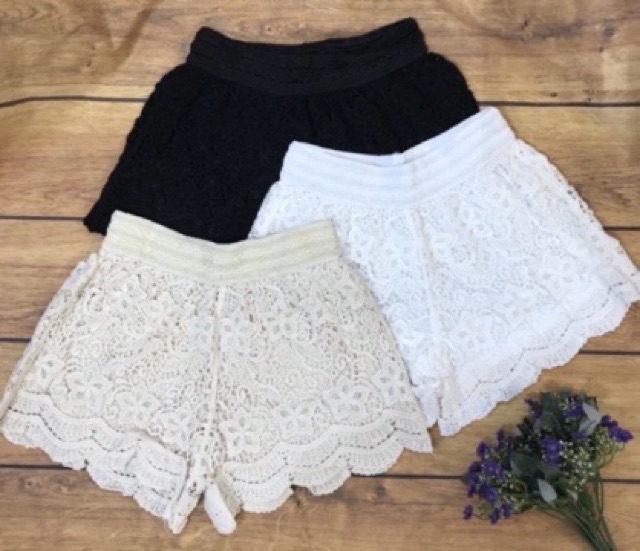 QUẦN SOOC REN ĐI BIỂN CHẤT ĐẸP