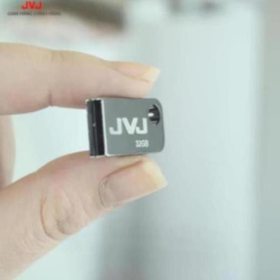 USB 32G/64GB/16GB/8GB/4GB JVJ FLASH S2 siêu nhỏ gọn vỏ kim loại - USB chống nước 2.0 tốc độ upto 100MB/s BH 2 Năm