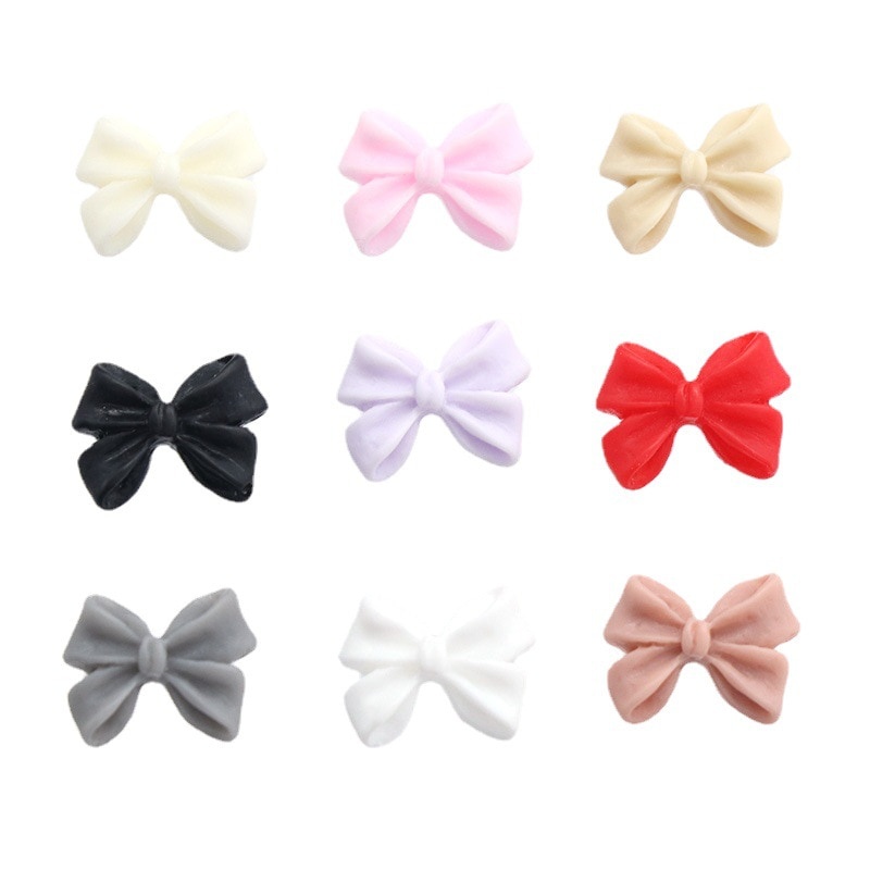 5PCS Butterfly Nail Art DecorationFor DIY 3D Nail Charm Accessories Mixed Style Japanese 9Colors Nail Art Rhinestone Jewelry