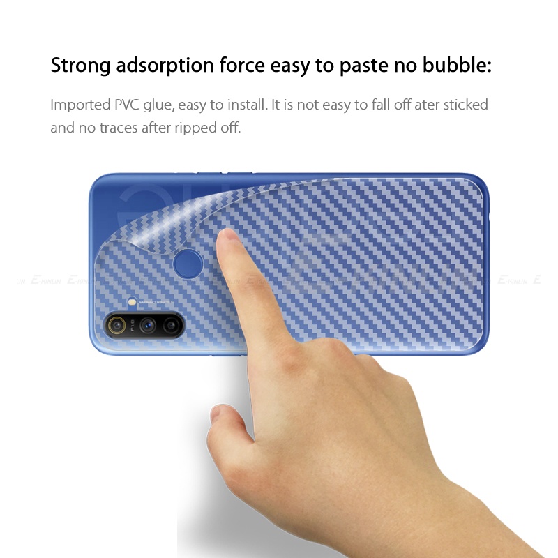 Bộ 5 Miếng Phim Dán 3D Bằng Sợi Carbon Cho Realme Narzo 50 50A 50i Prime 30 20 10 30A 20A 10A Pro