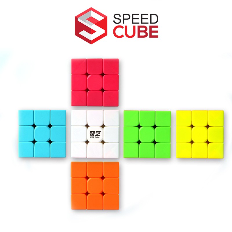 Rubik 3x3 Giá Rẻ QiYi Warrior W Stickerless không viền chính hãng QiYi - Shop Speed Cube