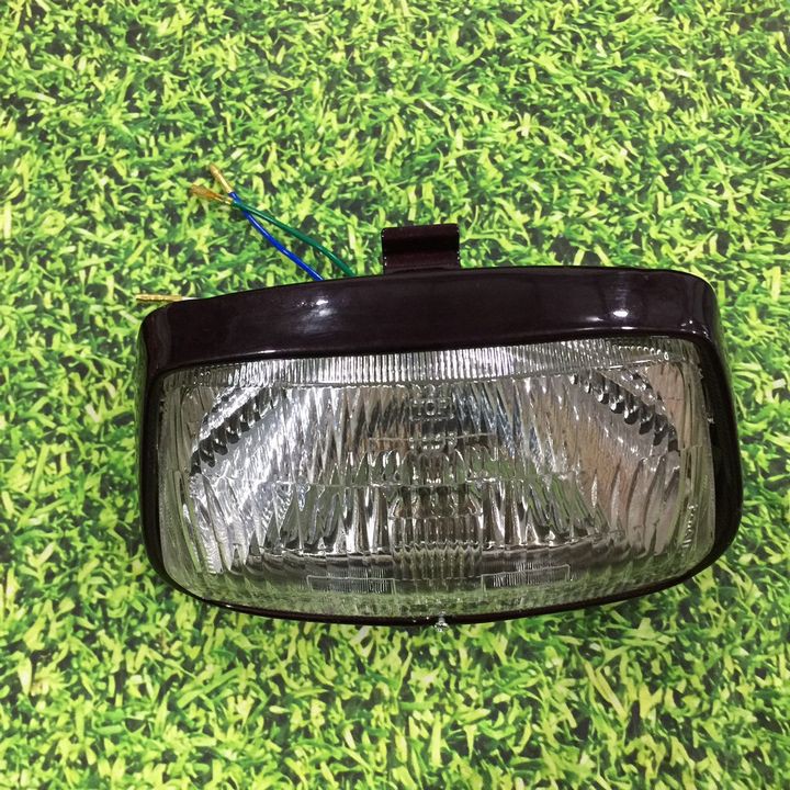 Bộ pha đèn kèm bóng xe Dream có viền siêu bền đẹp - Cụm đèn pha xe Honda Dream - S2914