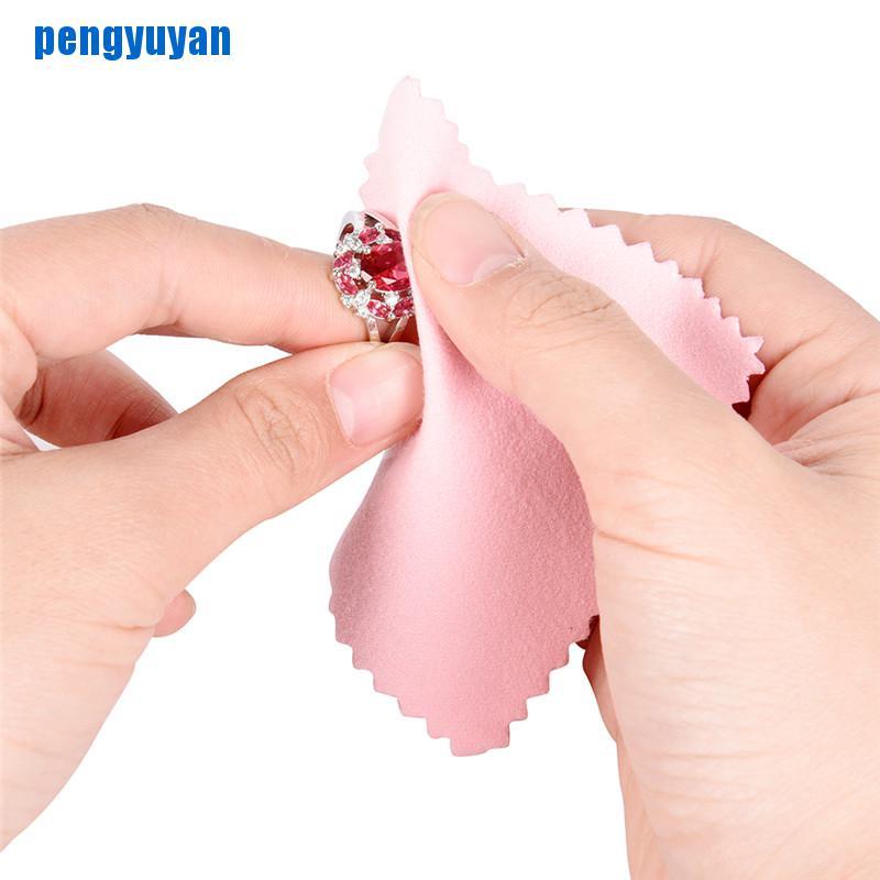 VN (Hàng Mới Về) Set 50 Khăn Vải Đánh Bóng Trang Sức Chống Xỉn Màu Tiện Dụng
