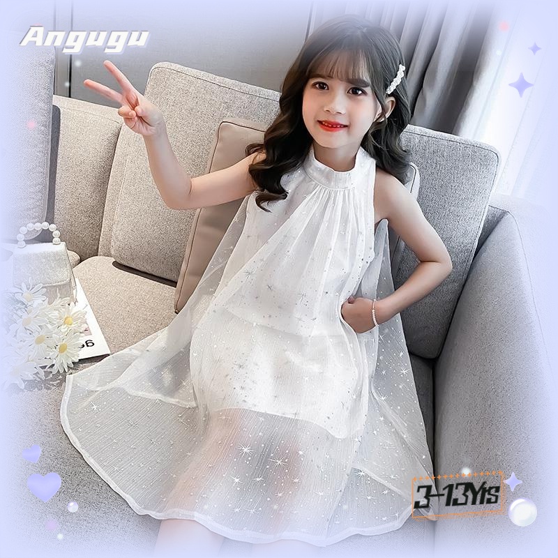 Đầm Công Chúa Không Tay Thời Trang Mùa Hè 2022 Cho Bé Gái 3-4 - 5-6 - 7-8 - 9-10 - 11-12 Tuổi
