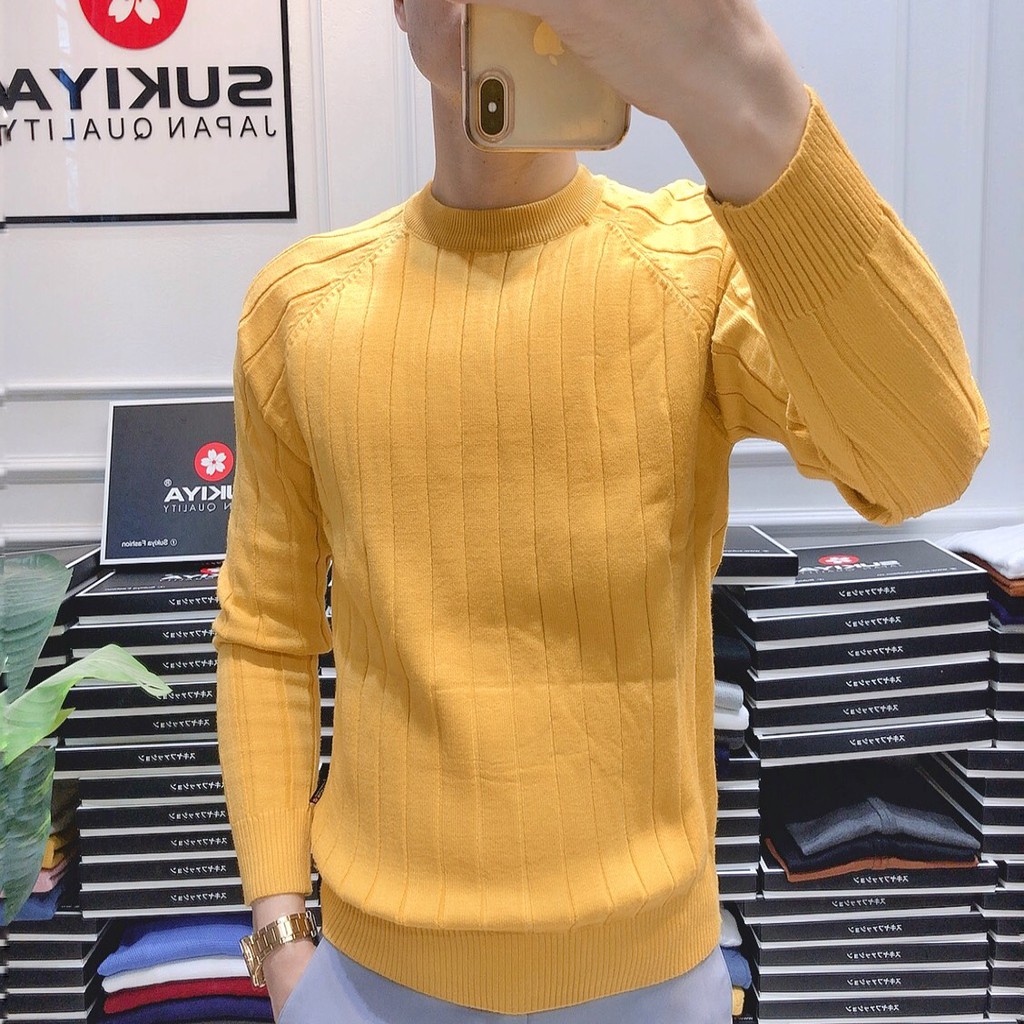 Áo len nam hàng hiệu sang trọng Sukiya fashion AL05 | BigBuy360 - bigbuy360.vn