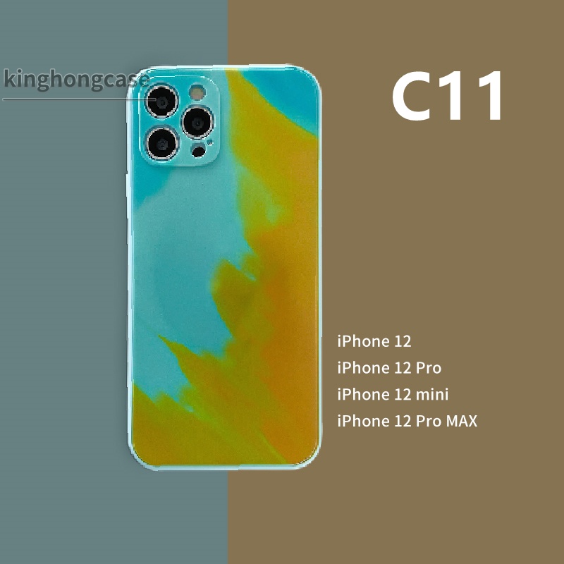 Ốp điện thoại mềm họa tiết in màu tương phản cho IPhone 7 Plus 11 6 6S 8 Plus 12 X Se 2020 6S 7 6 8 XS Max XR